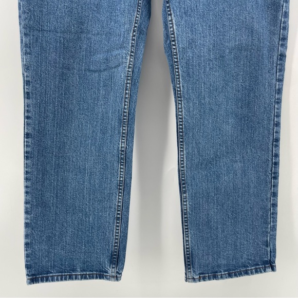 Harley Davidson Womens Straight Leg Jeans Blue Medium Wash Denim 14P - Picture 3 of 7